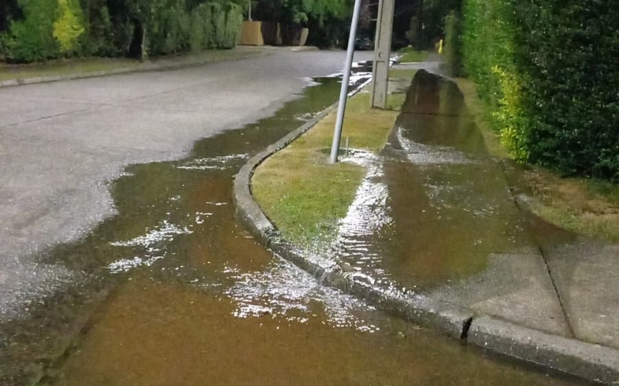 Corte de emergencia se produce en Teja Sur